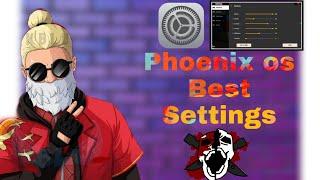 Phoenix os best settings for free fire/phoenix os best sensitivity/aimbot