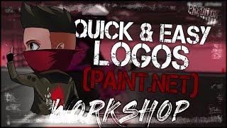 quick & easy logos (paintnet tutorial)