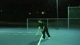 Awesome Tennis Serve By Ambidextrous Chris Lavery