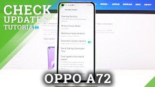 How to Activate Automatic System Updates in OPPO A72 - Manage Android Updates