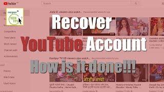 YouTube Account Recovery | YouTube Login - YouTube Password Forgot