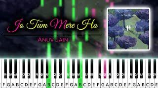 ANUV JAIN - Jo Tum Mere Ho - EASY Piano Tutorial