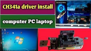 CH341a Mini programmer ke driver install Karne Ka Tarika computer PC laptop iqbal tech tv Urdu Hindi