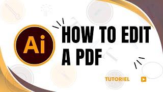 How to edit PDF files in Adobe Illustrator easily