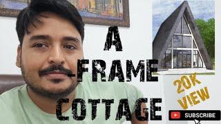 A frame cottage in India | resort cottage design #landscaping #resort #construction #prefabhouses