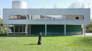 【フランス有名建築】Villa Savoye by  Le Corbusier ｜サヴォア邸｜cafe in Paris