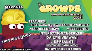 BEST GROWTOPIA PRIVATE SERVER | (FREE MOD/EASY RICH) | GROW GTPS | FREE CHEAT ROLE/RAYMAN