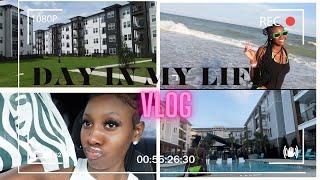 VLOG| A DAY IN MY LIFE, SUMMER EDITION: BEACH DAY+ APARTMENT HUNTING +GOING TO THE POOL