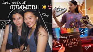 FIRST WEEK OF SUMMER (school's over lsg) ️ | Camille de la Cruz