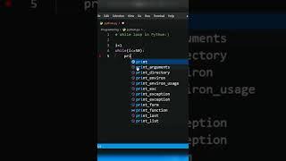 While loop in Python #shorts #python #coding
