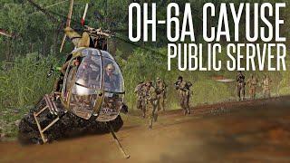 SKILLED PILOTING IN RANDOM PUBLIC SERVERS - ArmA 3 OH-6A Cayuse Gameplay