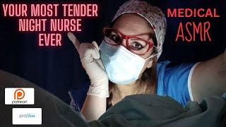 [ASMR]THE MOST TENDER NIGHT NURSE EVER  asmr medical asmr cranial nerve exam