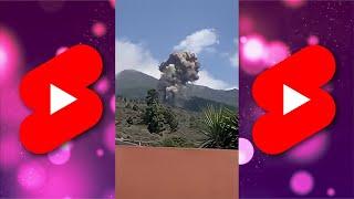 ERUPCIÓN EN DIRECTO VOLCÁN ISLA DE LA PALMA - #5 - #shorts - SE ADELANTÓ