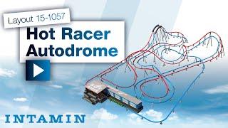 Intamin Hot Racer Autodrome Layout 15-1057