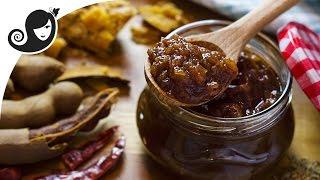 Apple Tamarind Chutney / Sauce [sweetened with Date and Jaggery] | Vegan/Vegetarian Recipe