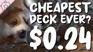 The Cheapest Commander Deck Ever?!? Just $0.24! | EDH | Commander | Magic the Gathering