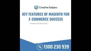 Magento is the key to e-commerce success!