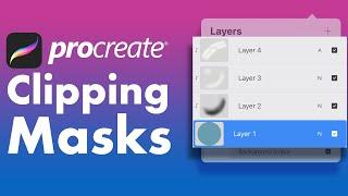 How to use CLIPPING MASKS in Procreate