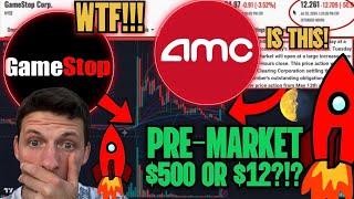 AMC GME STOCK $500/SHARE!!!!!!!!!! WAKE UP EARLY!!!!!!!