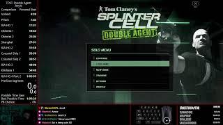 Splinter Cell: Double Agent Any% Speedruns (World Record Attempts)