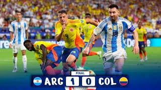 ARGENTINA vs COLOMBIA 1-0 | GOLES y RESUMEN DEL PARTIDO | FINAL COPA AMERICA 2024