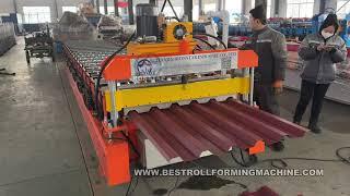 T35 wall roof panel roll forming machines#ironstar #ironstarmachine #machine #manufacturing