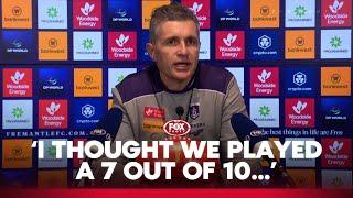 Longmuir unpleased following 'frustrating' win over Tigers  | Dockers Press Conference | Fox Footy