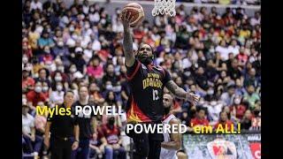 Myles Powell Highlights ||  PBA Finals: Game 6 Bay Area Dragon  Vs Gin Kings