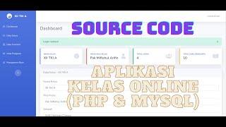 Source Code - Aplikasi Kelas Online (PHP & MySQL)