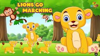 Lions Go Marching One By One I Kids Songs And Nursery Rhymes For Kids I Kids Carnival