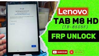 Lenovo Tab M8 HD (TB-8505F)FRP Bypass | Android /Google Lock Bypass