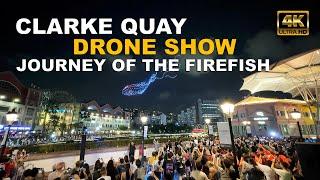 Clarke Quay Drone Show - Journey of the Firefish