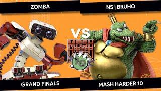 Mash Harder 10 - Zomba (ROB) vs NS | Bruho (Kazuya, King K Rool) - Grand Finals