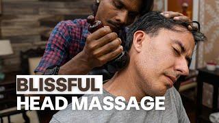 SATISFYING Head and Neck ASMR Indian Massage from Master Cracker!