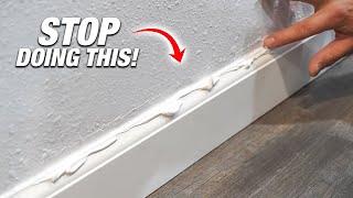 The Baseboard Caulking Secret Tips And Tricks I Wish I Knew As A DIYer! How To