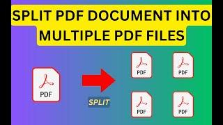 How to Split a PDF Document into Multiple PDF Files Using Adobe Acrobat DC