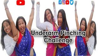 Underarm Pinching Challenge // Funny Video  // Pinching Challenge