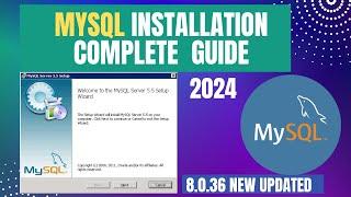 How to install MySQL on Windows 10/11 [ 2024 Update ] MySQL Server & MySQL Workbench Complete Guide