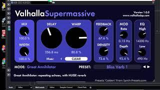 Ambient Guitar  - Valhalla Supermassive - Ambient Guitar Tutorial - Ambient Reverb