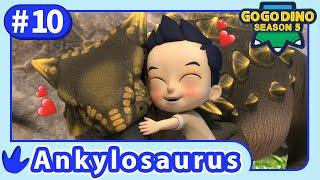 【GOGODINO S5】E10 Ankylosaurus | Dinosaurs for kids | Cartoon | Jurassic | Toys | Robot | Animal