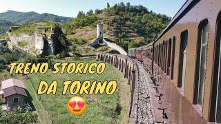 Viaggiamo a bordo di un TRENO STORICO da Torino alla Valle Tanaro: che magica esperienza!