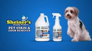 Sheiner's Pet Stain & Odor Remover, Advanced Bio-Enzyme carpet cleaning and deodorizing solution