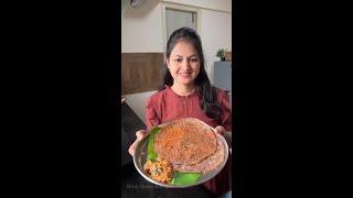 Ragi dosa & Chana dal chutney |आज का नाश्ता 5 मिनट मे सोचा और 15 मिनट मे बन गया |