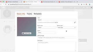 How to make an album on soundcloud?