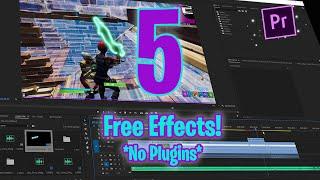 5 FREE Fortnite Montage Effects Without Plugins! Premiere Pro (Edit like Numby, LMGK, Clerke)