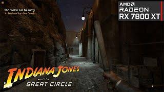 RX 7800 XT - Indiana Jones And The Great Circle - AMD FSR 3 & Full RT Update #PCGamePassPartner