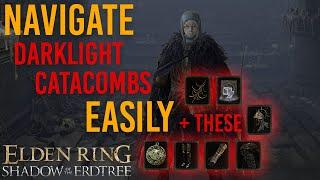 Navigate DARKLIGHT CATACOMBS and get EVERY piece of loot | Elden Ring Shadow of the Erdtree