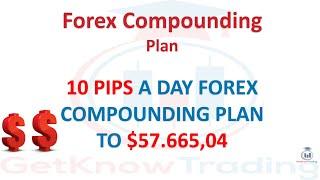 10 Pips a Day Forex Compounding Plan to $57.665,04