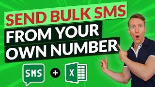 Send BULK SMS From Your OWN Number Using EXCEL [Free Template]