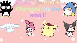 Guess the Sanrio character by emoji | Kawaii Twins World